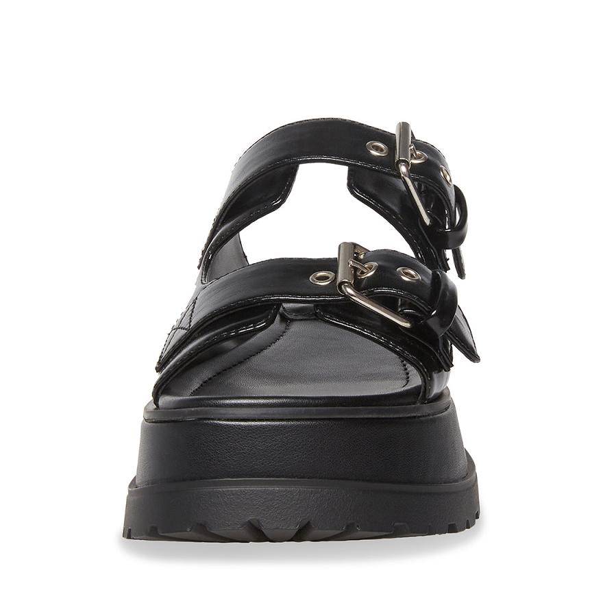 Steve Madden GEMMA Női Papucs Fekete | 128OFLXNJ