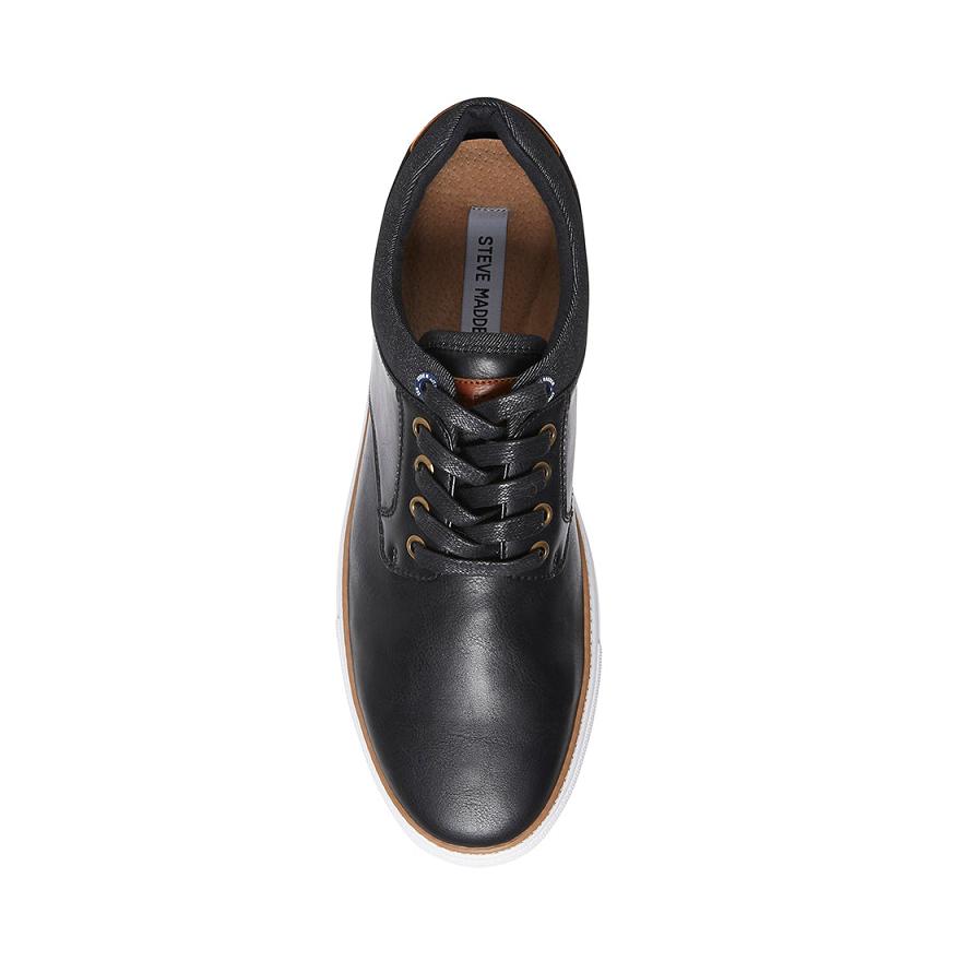 Steve Madden GULLY Férfi Sneaker Fekete | 493JWTIMK