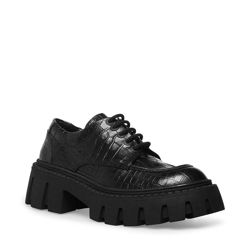 Steve Madden HADLEY Női Loafer Cipő Fekete | 039WYCDGV