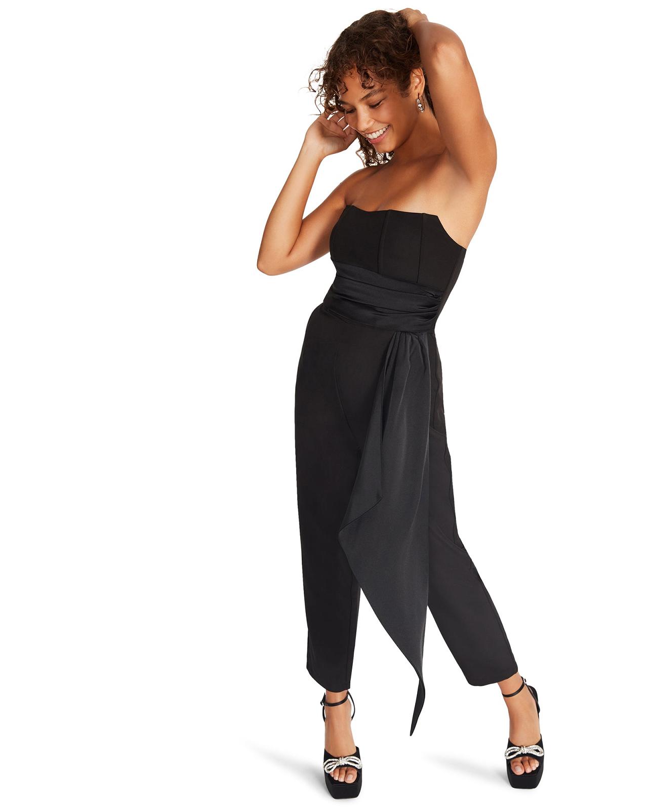 Steve Madden HARLEN JUMPSUIT Női Egy darab és készlet Fekete | 073QOILNC