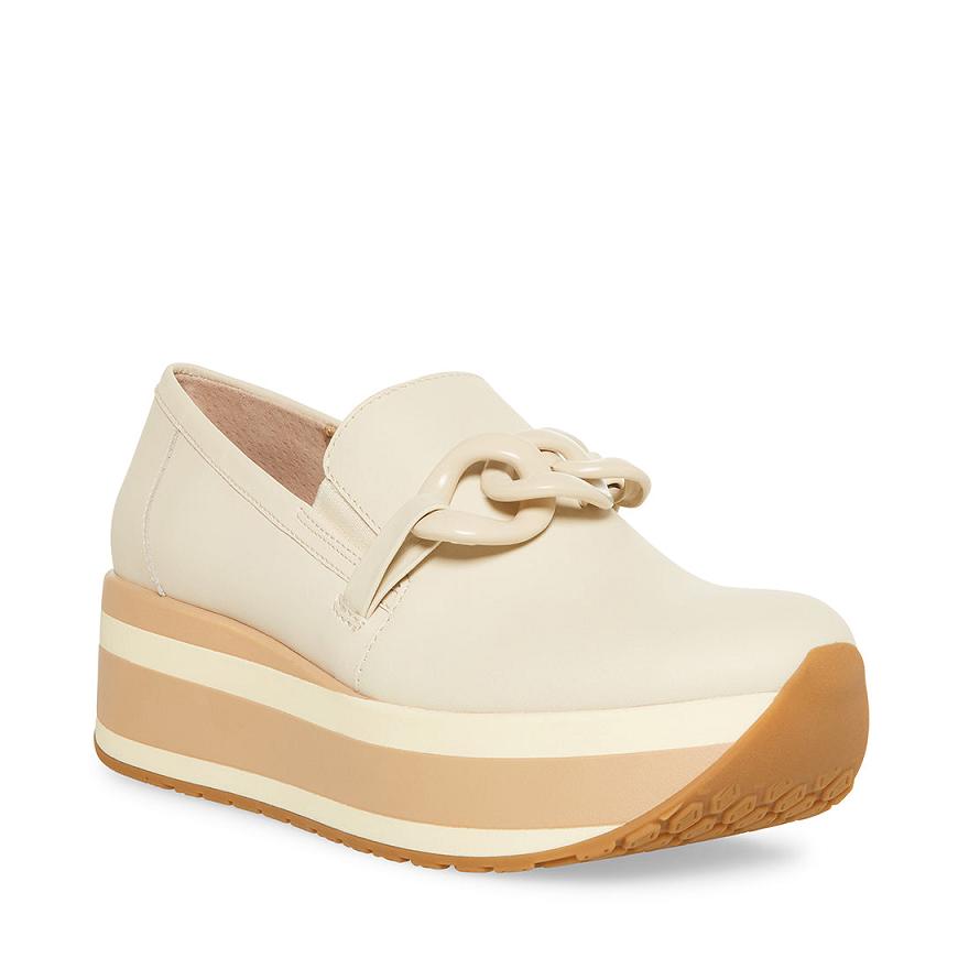 Steve Madden HAZE Női Sneaker Bone | 856ABWVQK