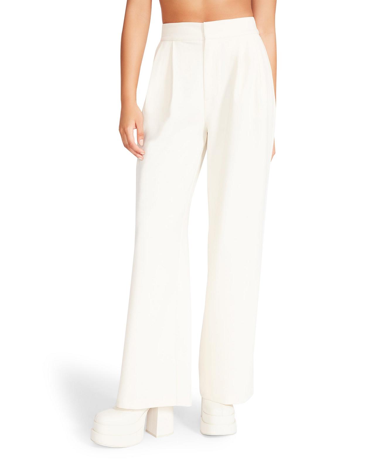 Steve Madden ISABELLA PANT Női Alsók Fehér | 596HSYZDA