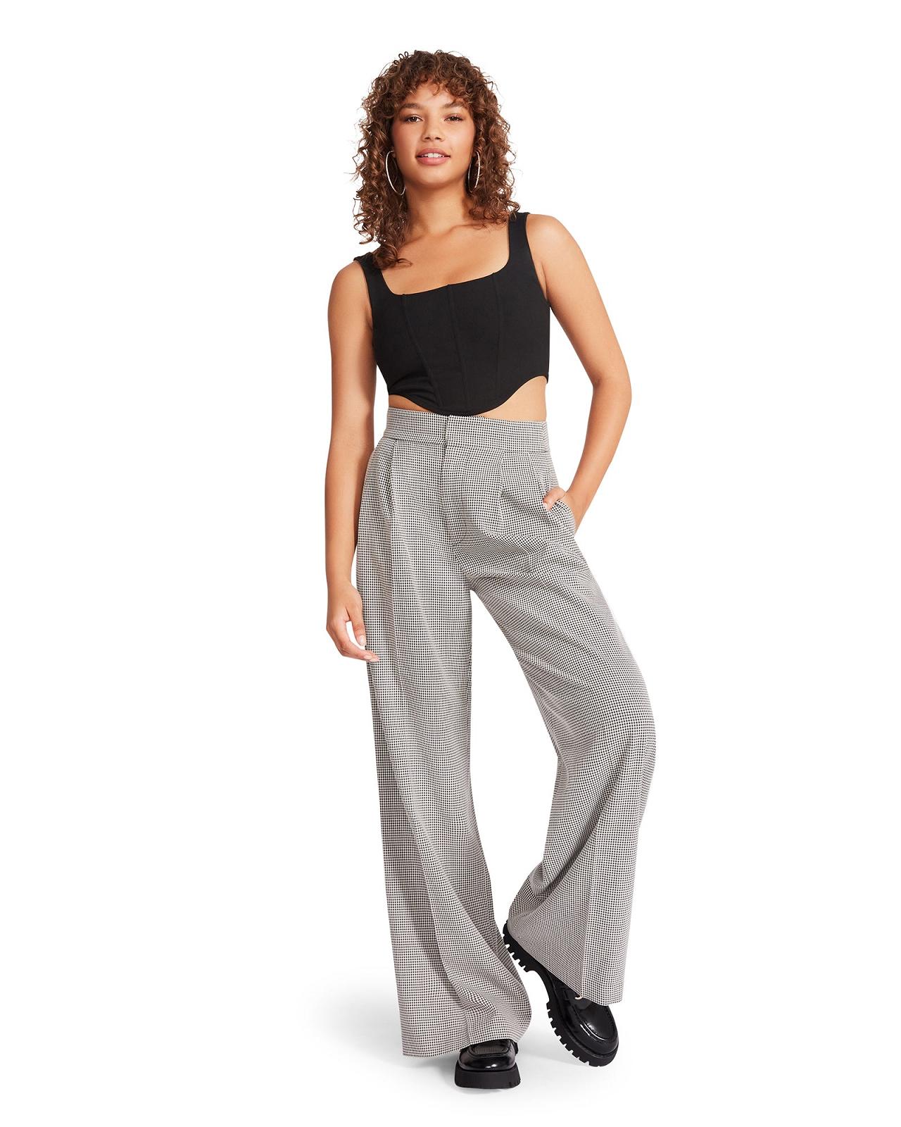 Steve Madden ISABELLA PANT Női Egy darab és készlet Fekete | 930FBRMDT