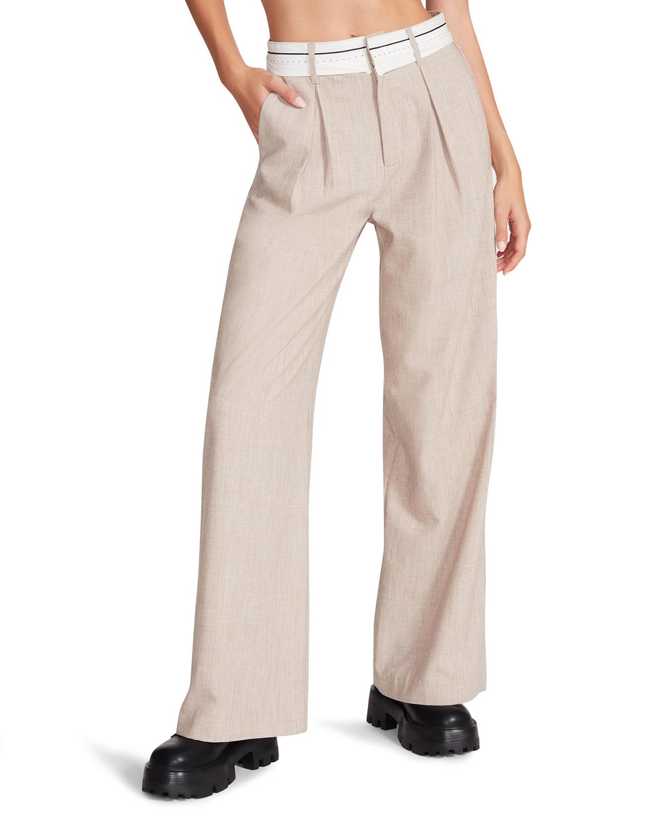 Steve Madden IZZIE TROUSER Női Alsók Világos | 596CXLRJY