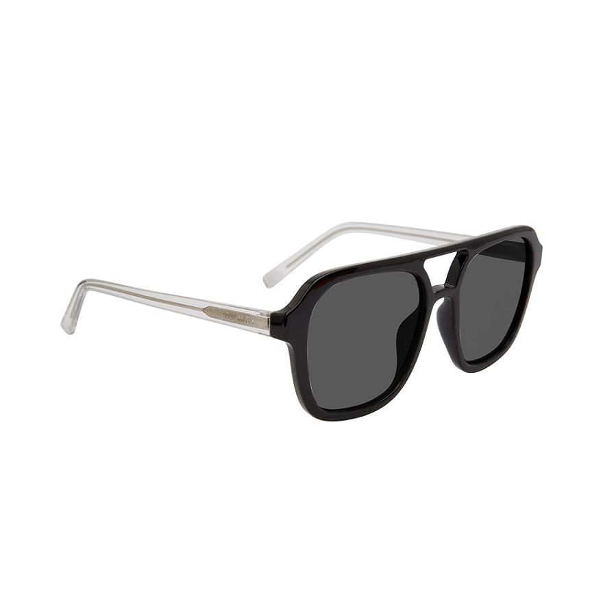 Steve Madden JACE SUNGLASSES Női Napszemüveg Fekete | 907JAGYDK