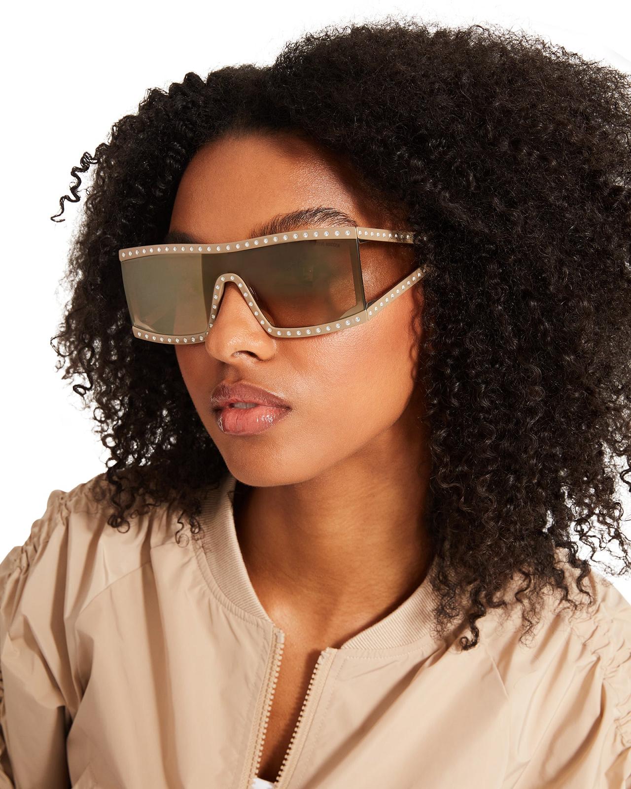 Steve Madden JAGGER SUNGLASSES Női Napszemüveg Nude | 623UMEORX