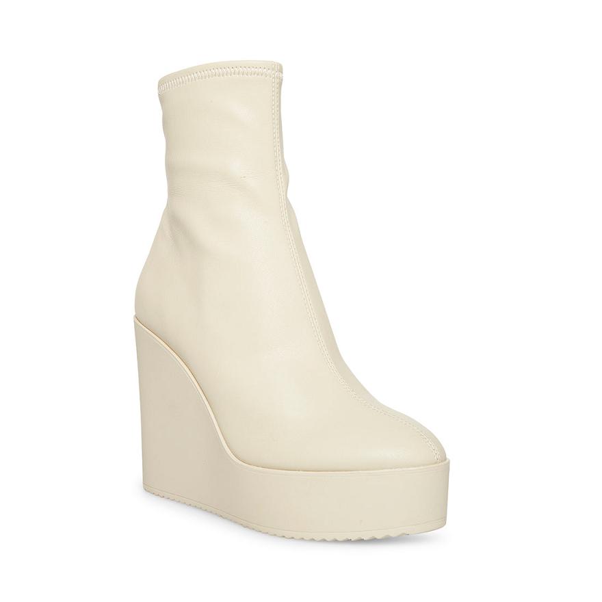 Steve Madden JASSY Női Platform Cipő Bone | 719AUQLEN