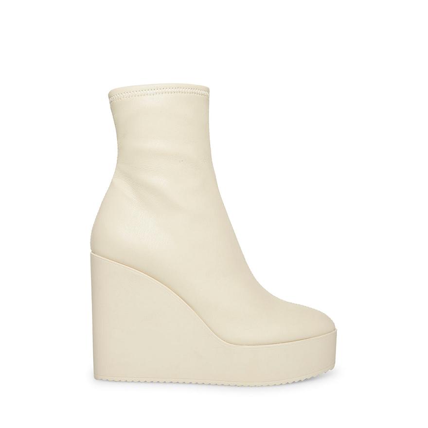 Steve Madden JASSY Női Platform Cipő Bone | 719AUQLEN