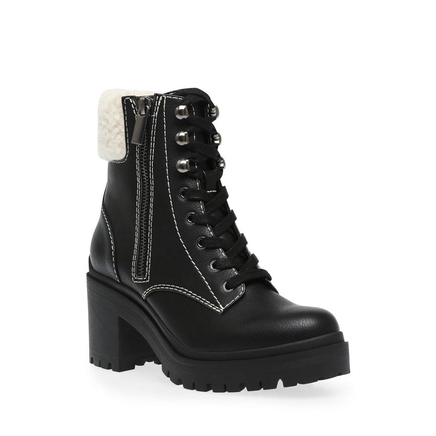 Steve Madden JAYDIN-F Női Platform Cipő Fekete | 263ZOKTPC