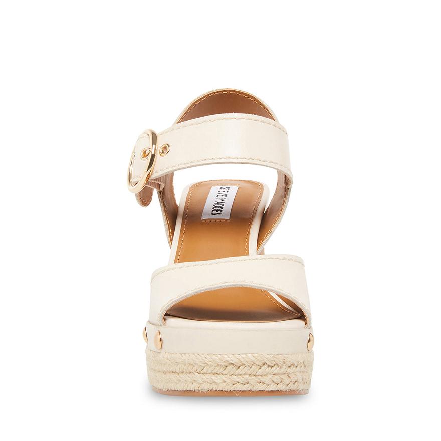 Steve Madden KAMILLE Női Magassarkú Bone | 379WKPIGE