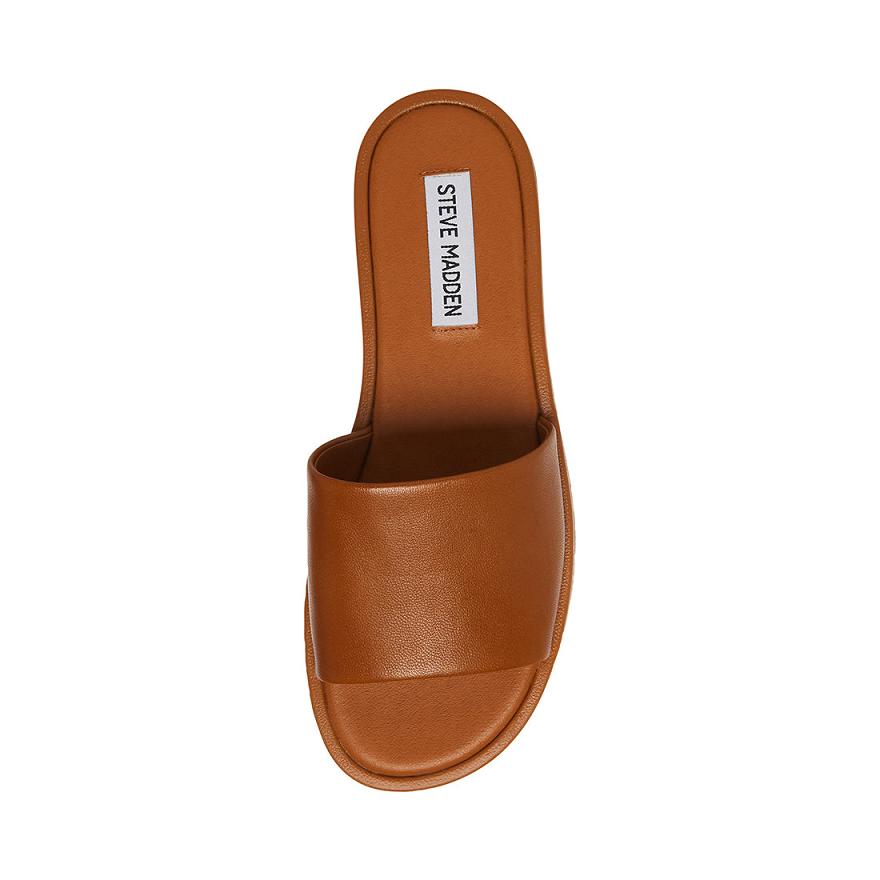 Steve Madden KAYA Női Papucs Barna | 543IEBALJ