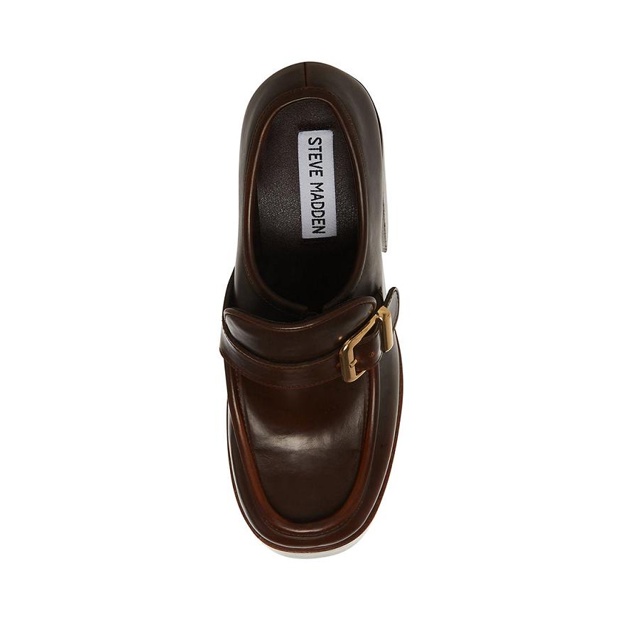 Steve Madden KERIGAN Női Loafer Cipő Barna | 846CIBSMX