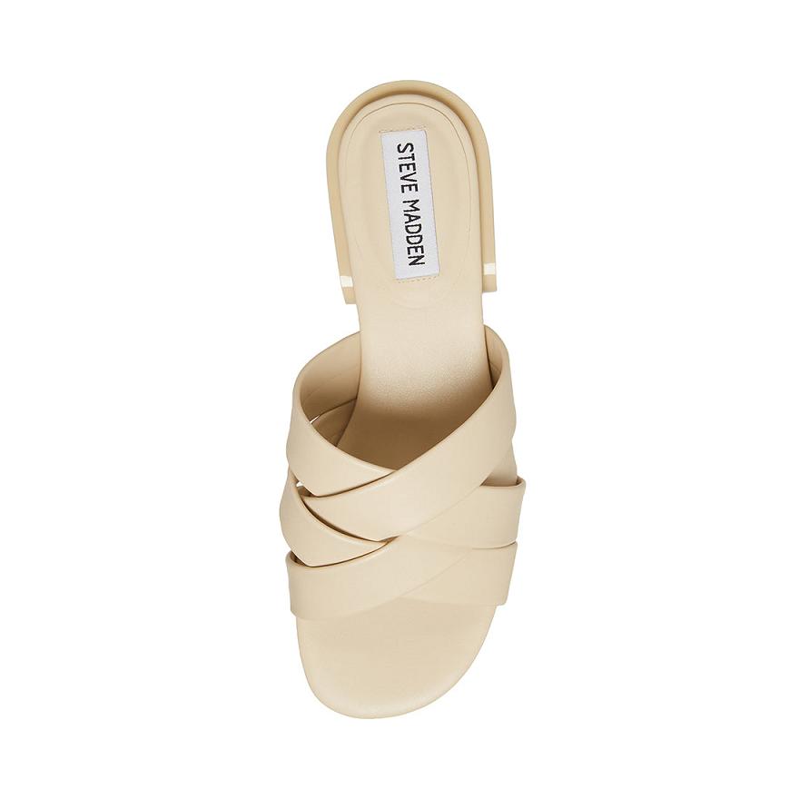 Steve Madden KESSY Női Papucs Bone | 216TZCQBX