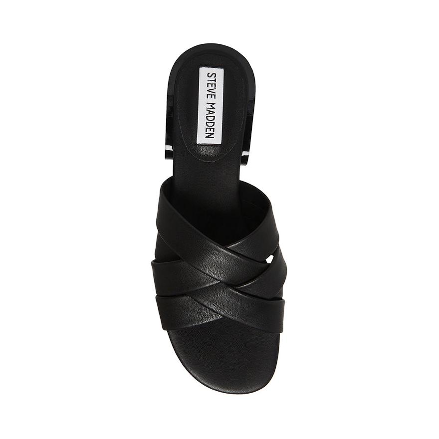 Steve Madden KESSY Női Papucs Fekete | 823YXOBTN