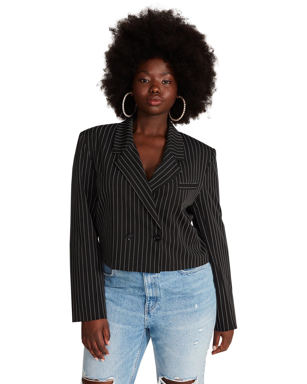 Steve Madden KOURTNEY BLAZER Női Blézerek Fekete | 257KISHEO