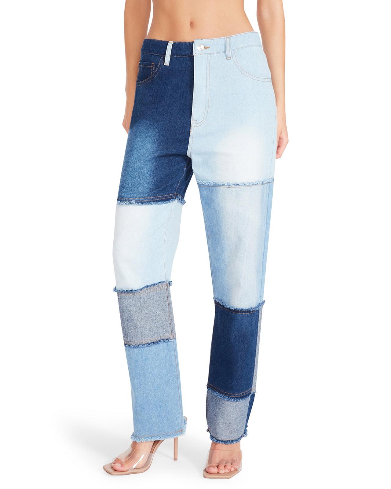 Steve Madden KYLIE PANT Női Egy darab és készlet Denim | 765NLFZXG