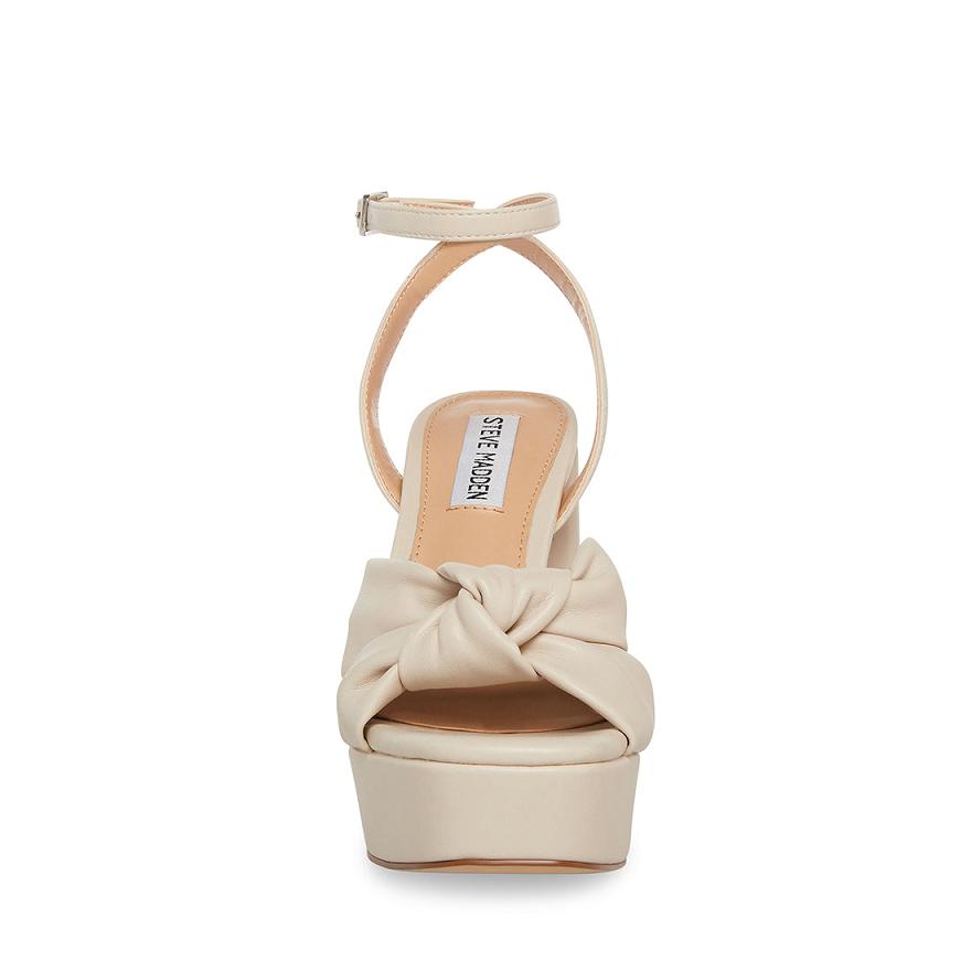 Steve Madden LALA Női Magassarkú Bone | 842QERBYM