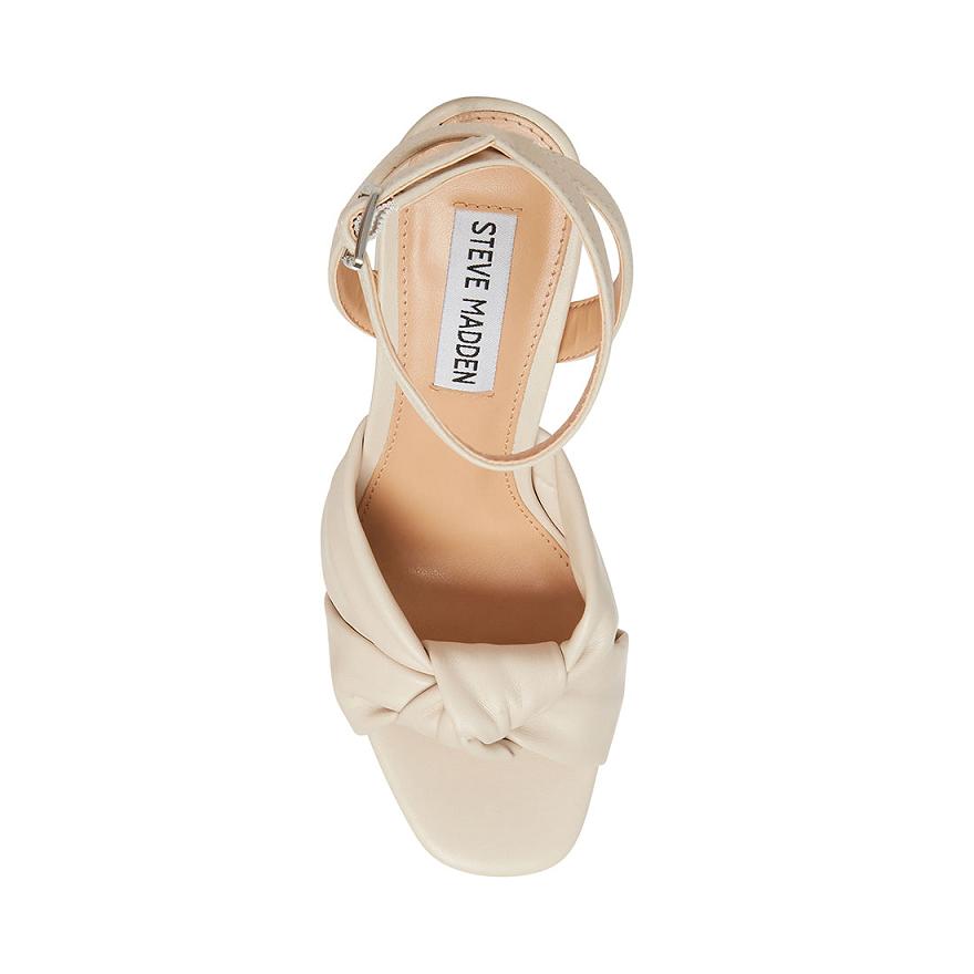 Steve Madden LALA Női Magassarkú Bone | 842QERBYM