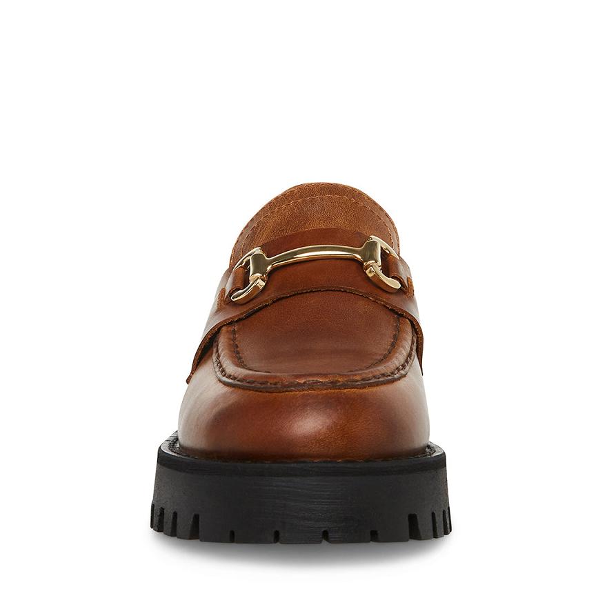 Steve Madden LANDO Női Loafer Cipő Barna | 694XAYUDI