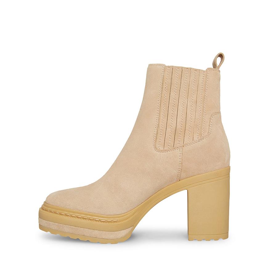 Steve Madden LENNY Női Chelsea Csizma Sand | 238YFQHDM