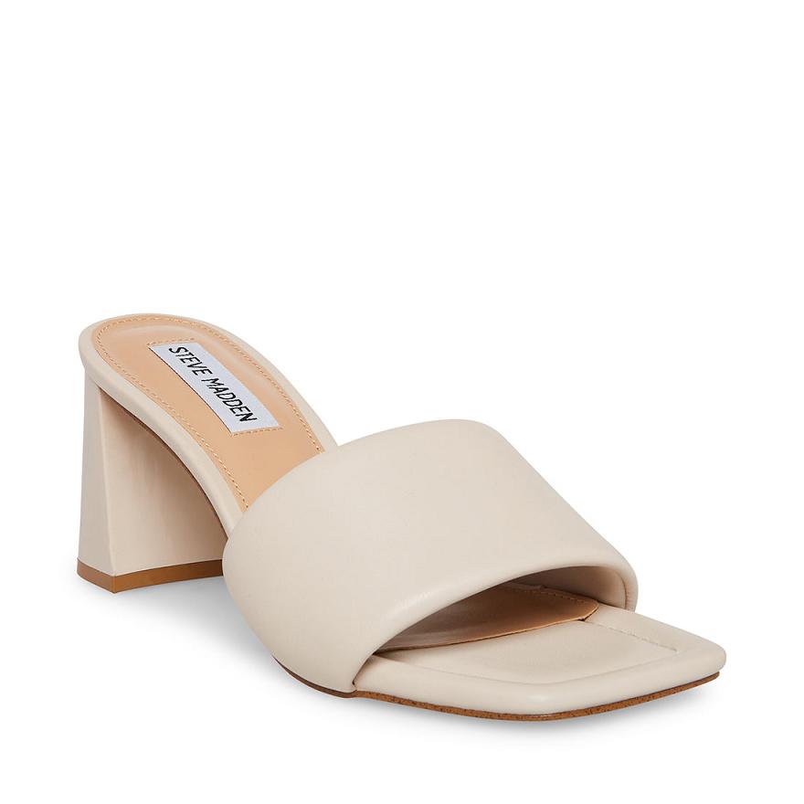 Steve Madden LEXIE Női Mule Cipő Bone | 042PKOUZT