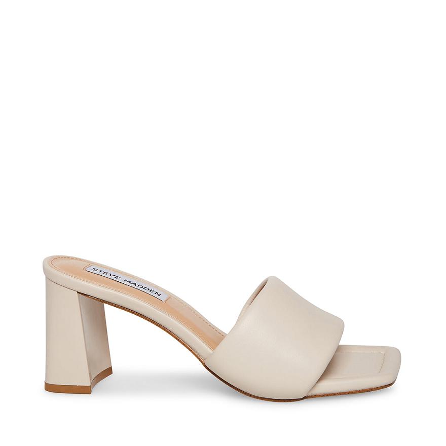 Steve Madden LEXIE Női Mule Cipő Bone | 042PKOUZT