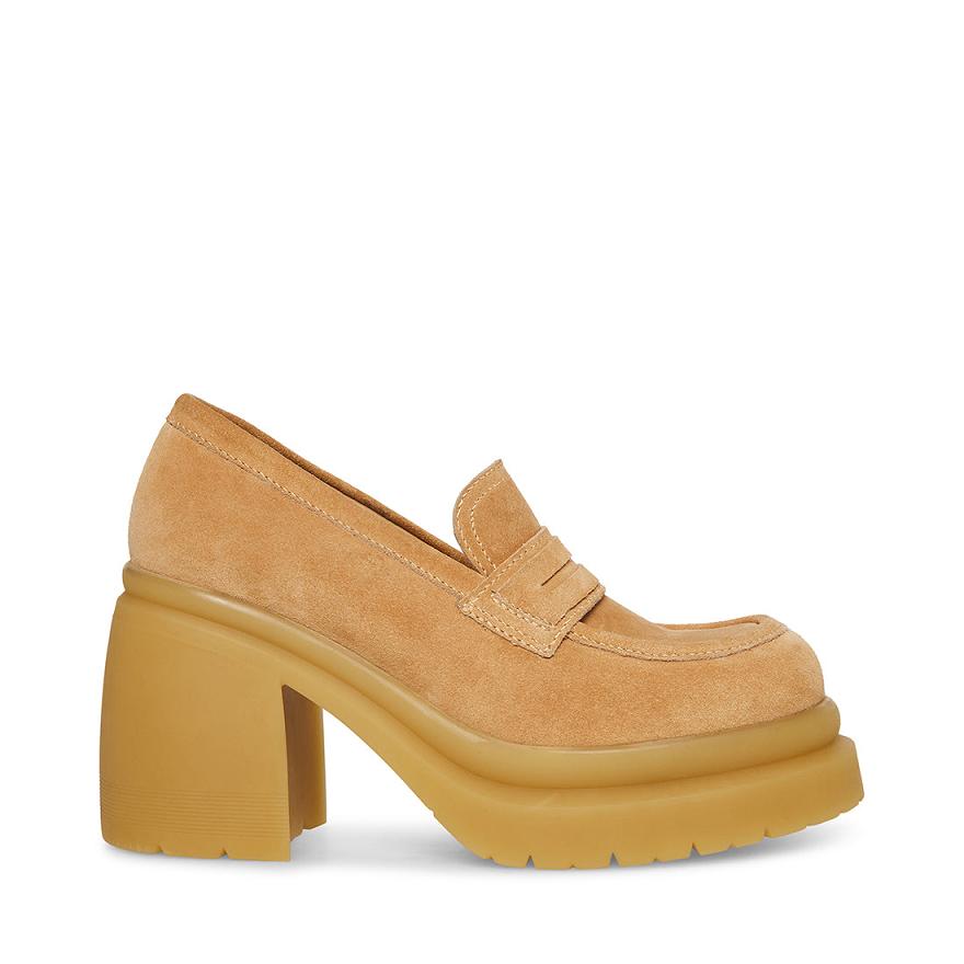 Steve Madden LOUISE Női Loafer Cipő Sand | 581TNCADF