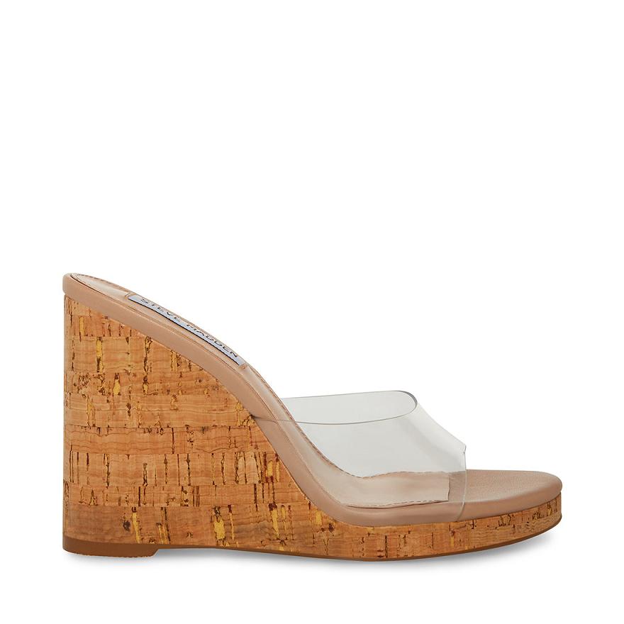 Steve Madden MARVELOUS Női Mule Cipő Clear | 542UNHDJO