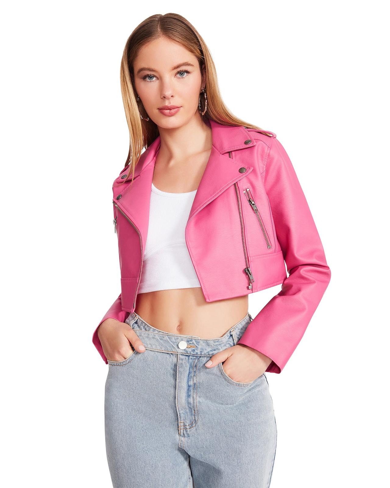 Steve Madden MOLLY JACKET Női Kabát Rózsaszín | 327QSGJUN