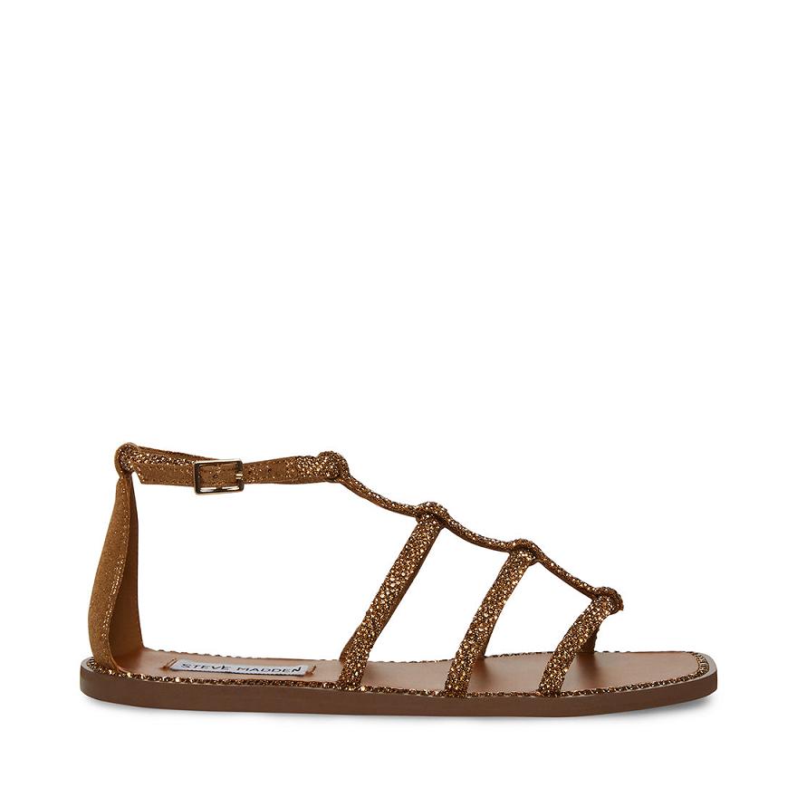 Steve Madden NEPTUNE Női Szandál Bronze | 594HLWAMD