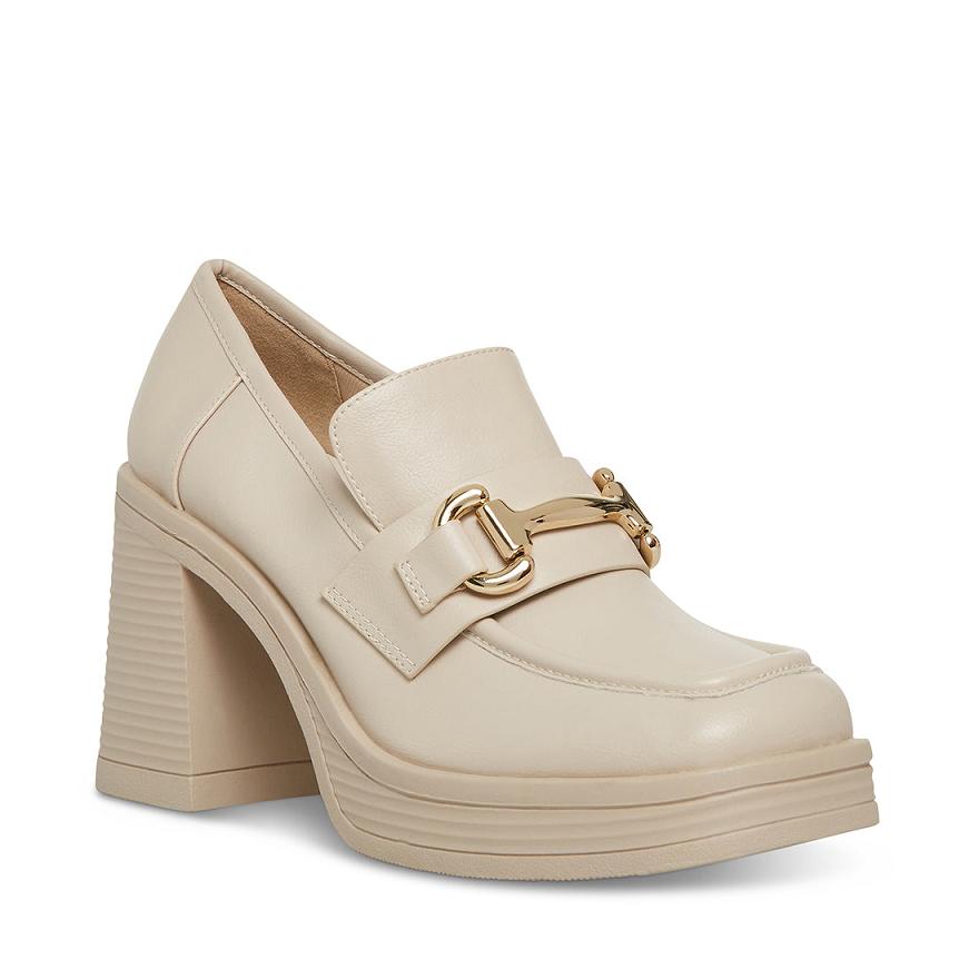 Steve Madden NICOLE Női Magassarkú Bone | 462IPRUWV