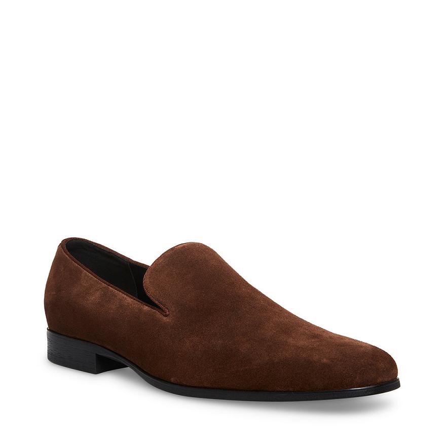 Steve Madden PARIGI Férfi Loafer Cipő Barna | 107DGKIBY