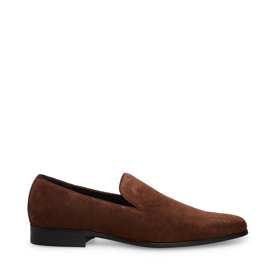 Steve Madden PARIGI Férfi Loafer Cipő Barna | 107DGKIBY