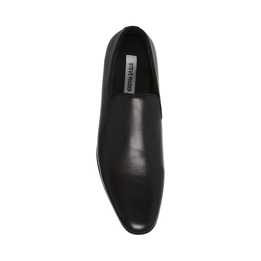 Steve Madden PARIGI Férfi Loafer Cipő Fekete | 243UYVMLP