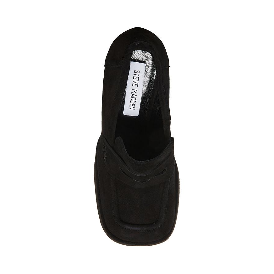 Steve Madden PARIS Női Loafer Cipő Fekete | 654QFPSUM