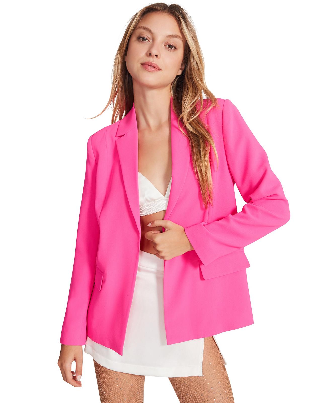 Steve Madden PAYTON BLAZER Női Blézerek Rózsaszín | 439QUXOBF