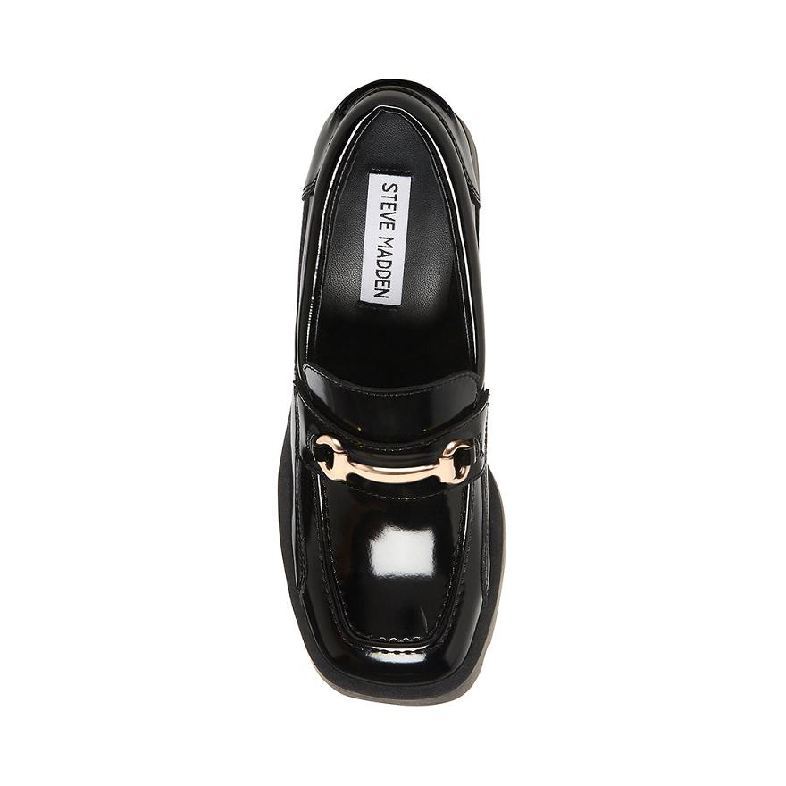 Steve Madden PENELOPE Női Loafer Cipő Fekete | 231TLVUSO