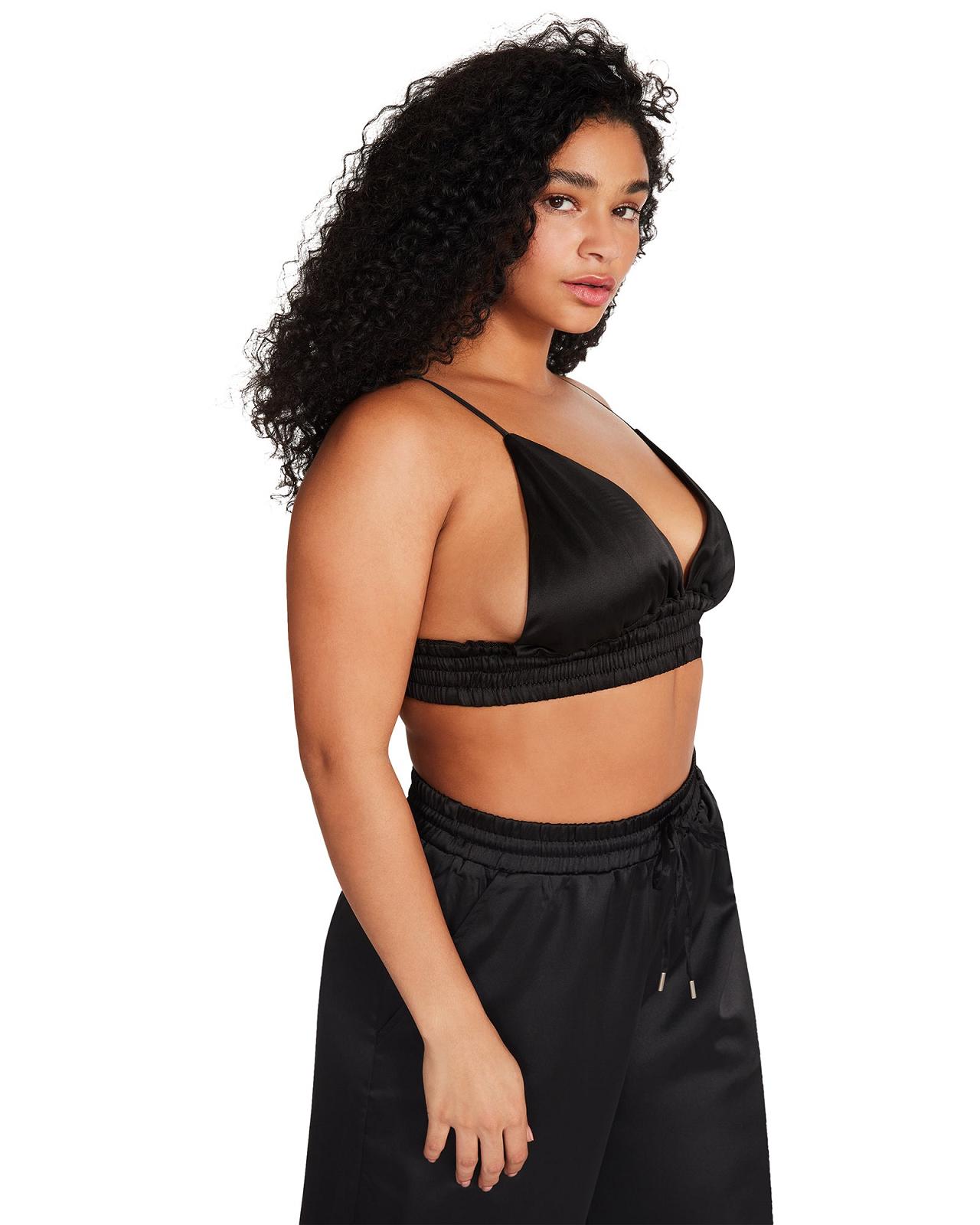 Steve Madden PEPPER BRA TOP Női Felsők Fekete | 492QAXBFL