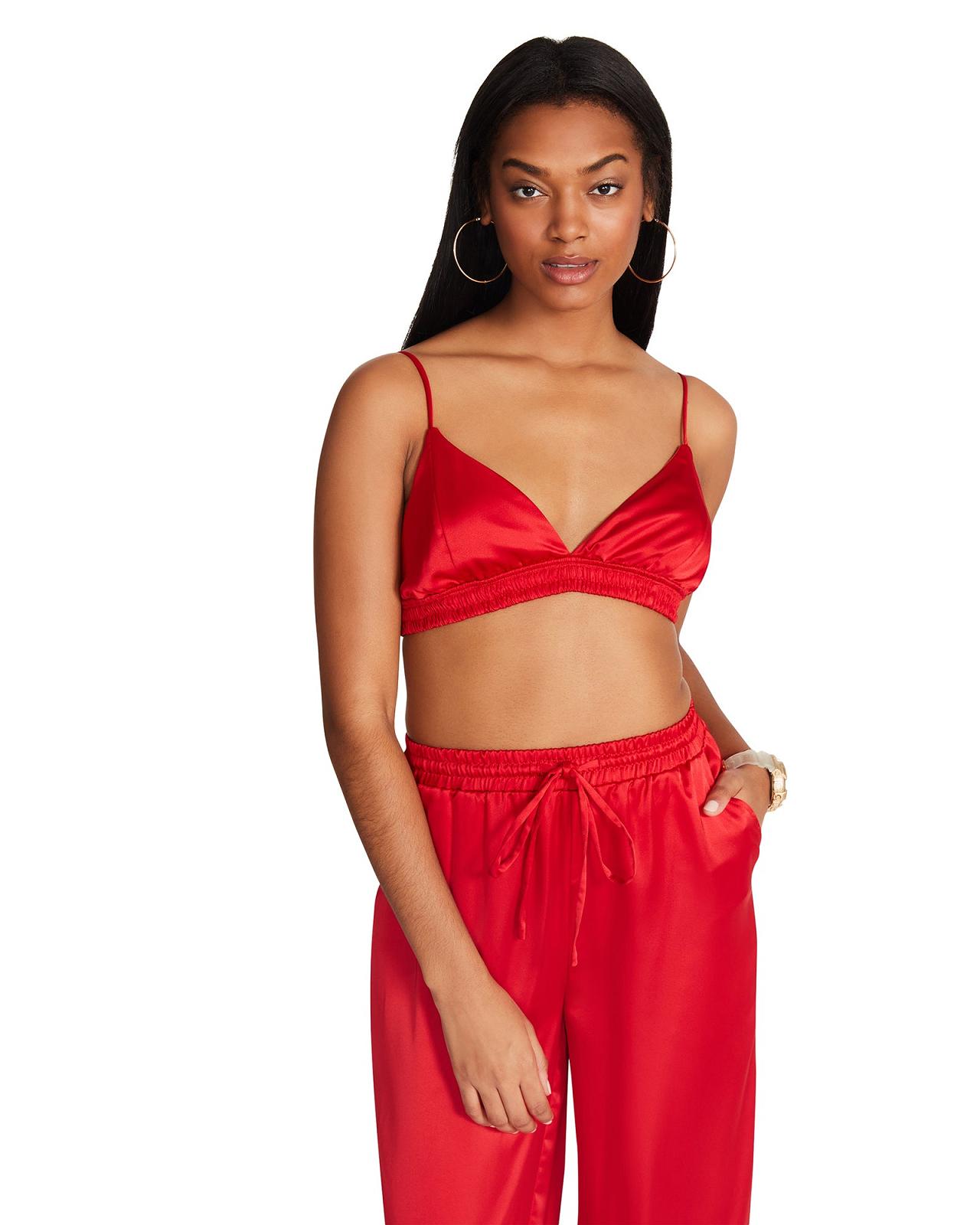 Steve Madden PEPPER BRA TOP Női Felsők Piros | 048IECASX