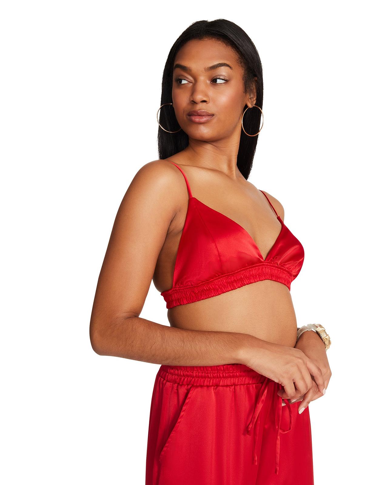 Steve Madden PEPPER BRA TOP Női Felsők Piros | 048IECASX