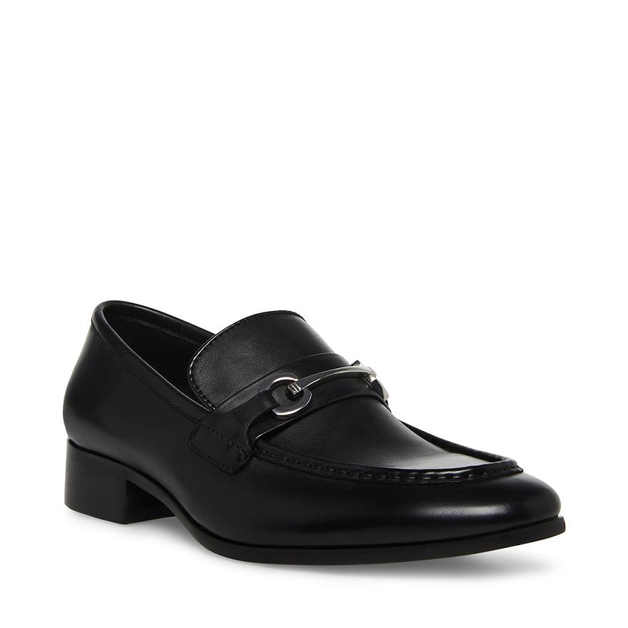 Steve Madden PHILIPPE Férfi Loafer Cipő Fekete | 930QFIPAN