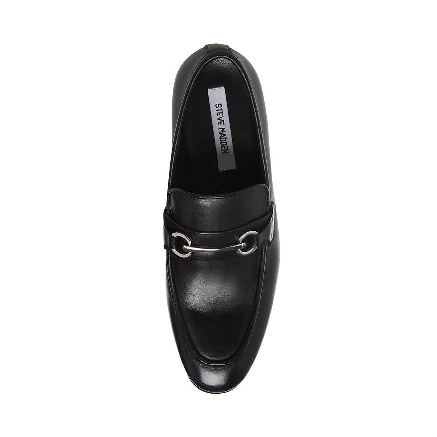 Steve Madden PHILIPPE Férfi Loafer Cipő Fekete | 930QFIPAN