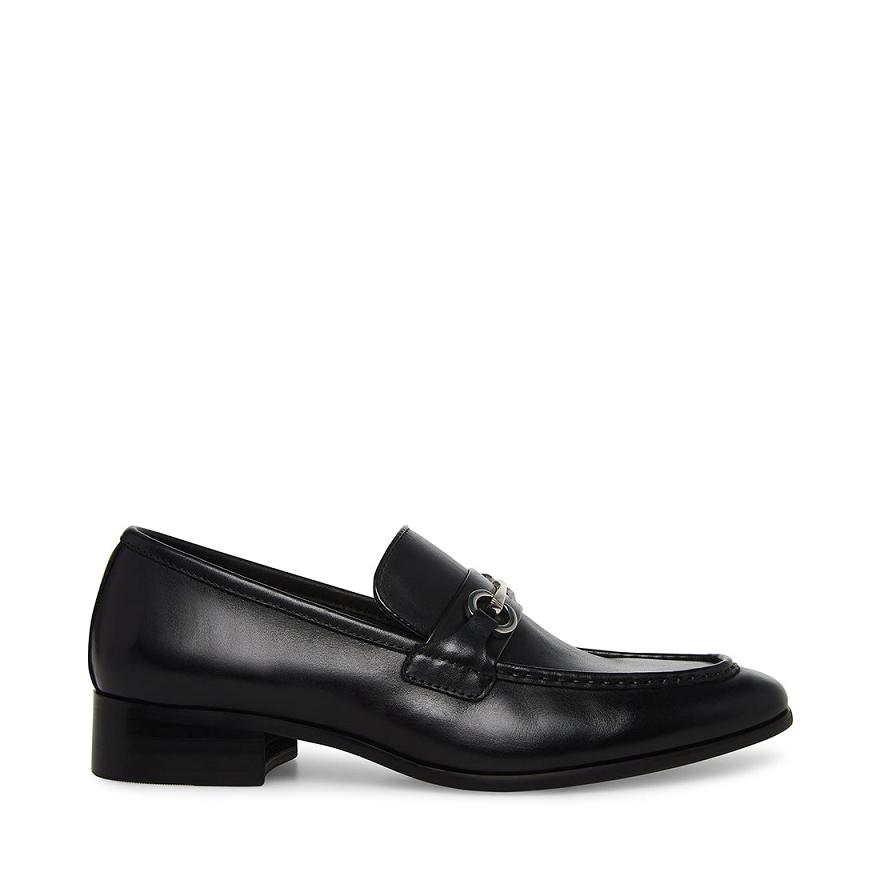 Steve Madden PHILIPPE Férfi Loafer Cipő Fekete | 930QFIPAN