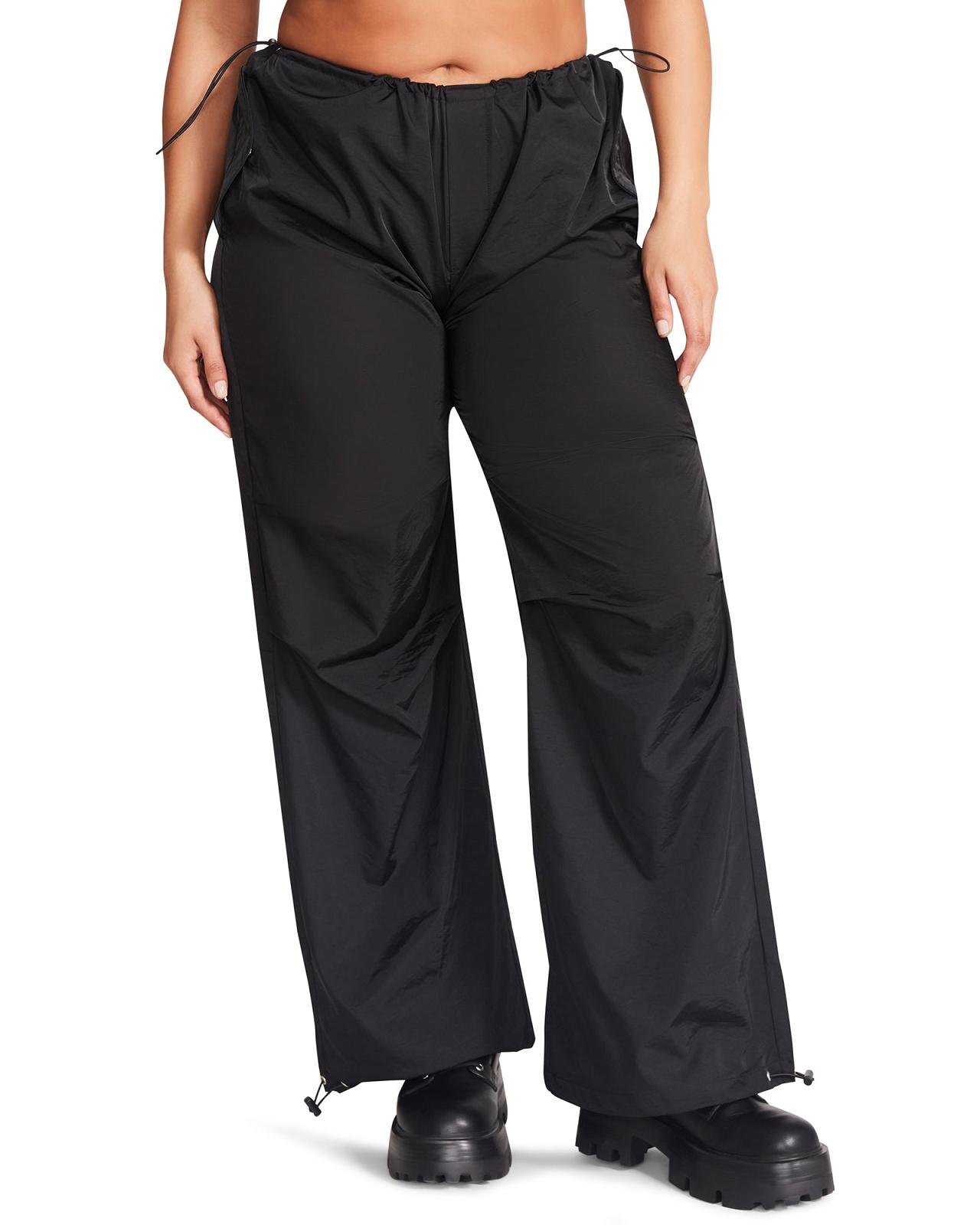 Steve Madden PIA PARACHUTE PANT Női Alsók Fekete | 619KUBOQD