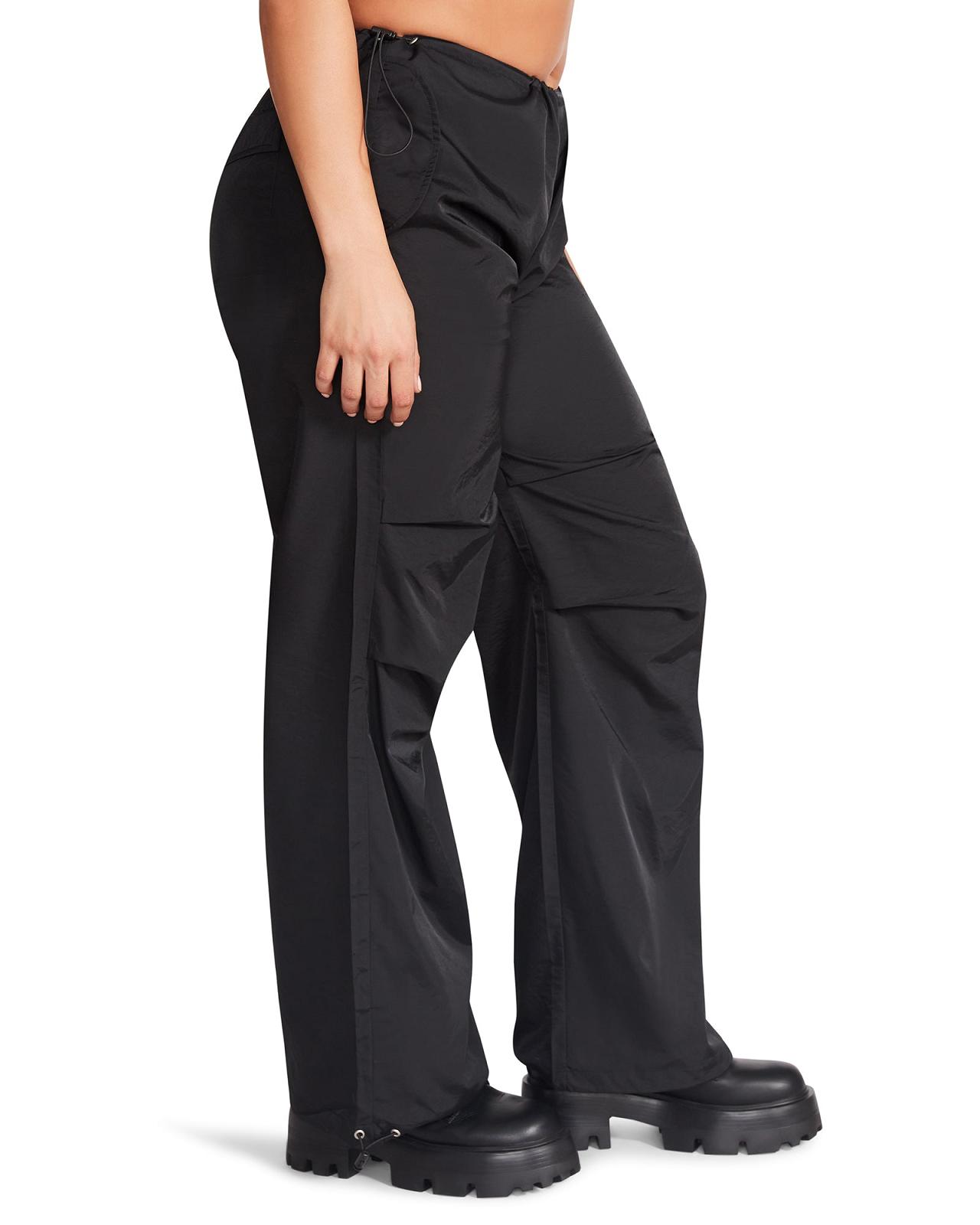 Steve Madden PIA PARACHUTE PANT Női Alsók Fekete | 619KUBOQD