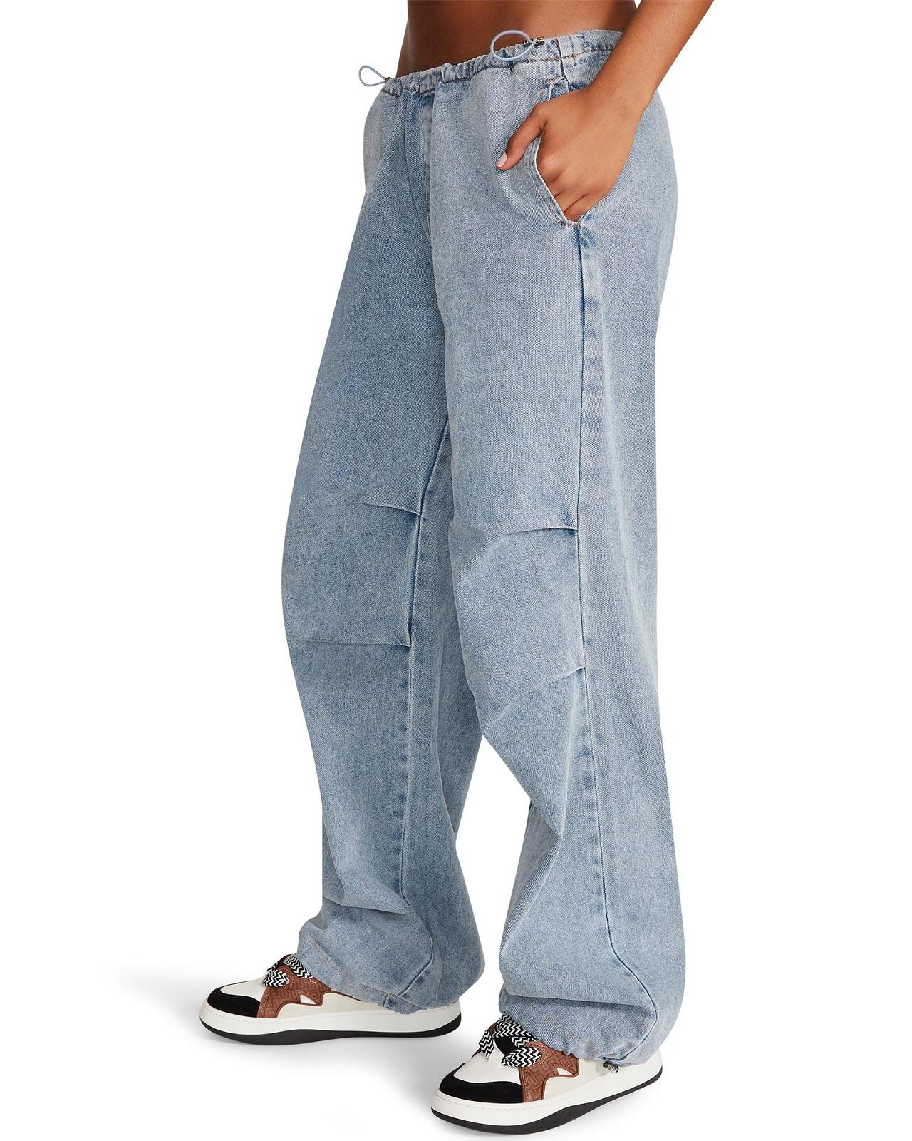 Steve Madden PIA PARACHUTE PANT Női Alsók Denim | 692VYRUFN