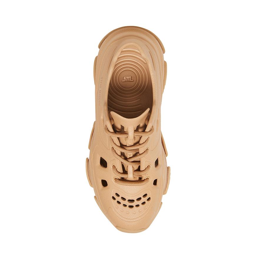 Steve Madden POSSESSIVE CLAY Női Sneaker Barna | 762MXLGSJ