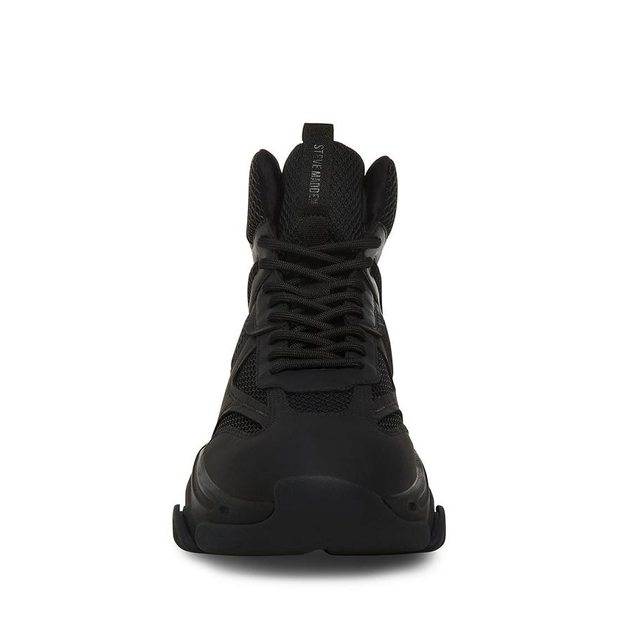 Steve Madden POSSESS HIGH TOP Férfi Sportcipő Fekete | 180JSBRKZ