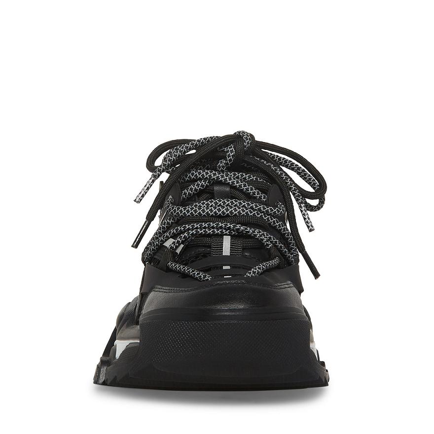 Steve Madden POWER Sneakers Női Sneaker Fekete | 649PTCSDA