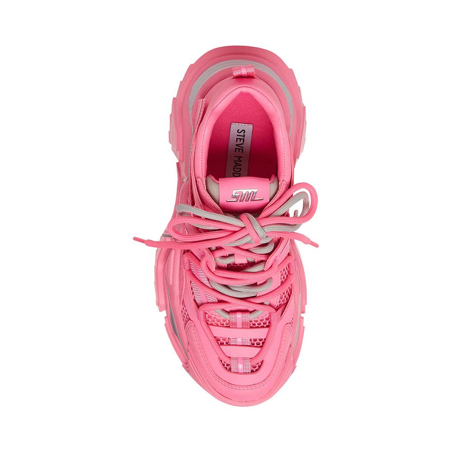 Steve Madden POWER Sneakers Női Sneaker Rózsaszín | 673WZTDXU